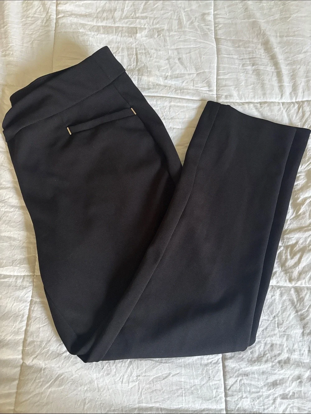 Cato Black Straight-Leg Dress Pants